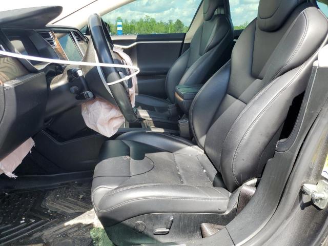 5YJSA1E15HF225220 - 2017 TESLA MODEL S GRAY photo 7