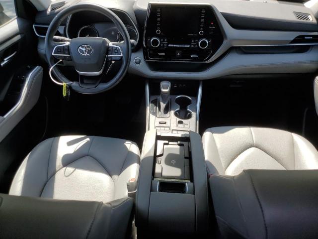 5TDGZRBH2NS569500 - 2022 TOYOTA HIGHLANDER XLE BLACK photo 8