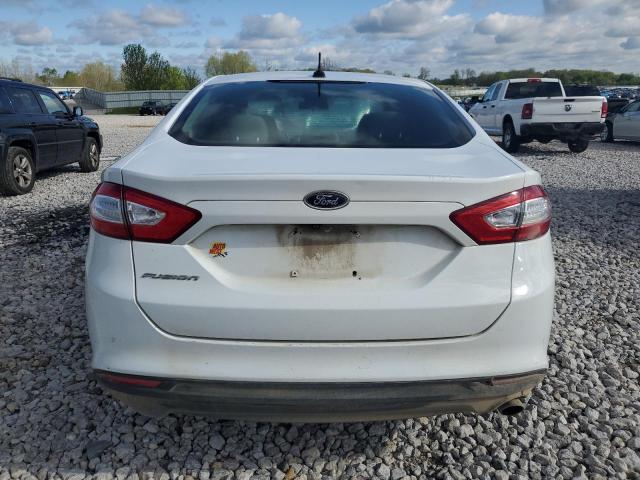 1FA6P0G71G5125973 - 2016 FORD FUSION S WHITE photo 6