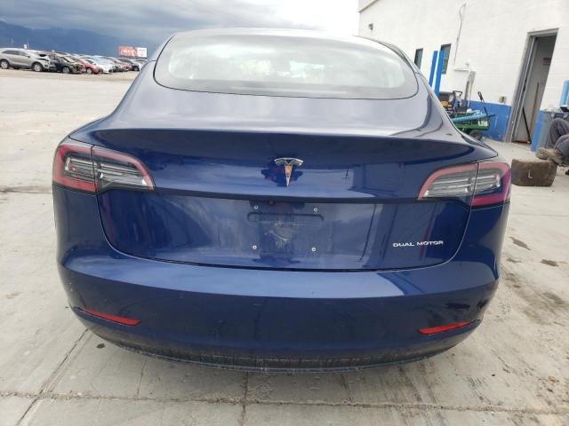 5YJ3E1EB9JF064720 - 2018 TESLA MODEL 3 BLUE photo 6