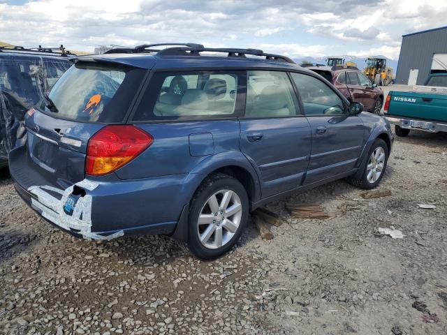 4S4BP61C067350918 - 2006 SUBARU LEGACY OUTBACK 2.5I BLUE photo 3