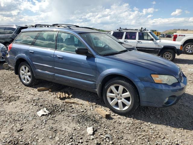 4S4BP61C067350918 - 2006 SUBARU LEGACY OUTBACK 2.5I BLUE photo 4