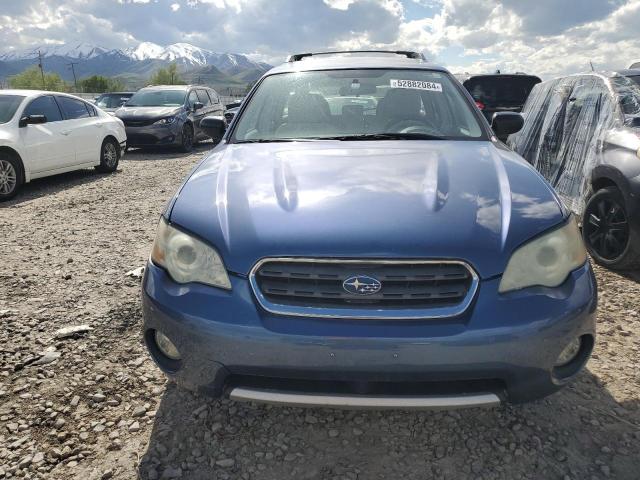 4S4BP61C067350918 - 2006 SUBARU LEGACY OUTBACK 2.5I BLUE photo 5