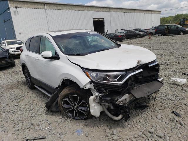 2HKRW2H57LH670623 - 2020 HONDA CR-V EX WHITE photo 4