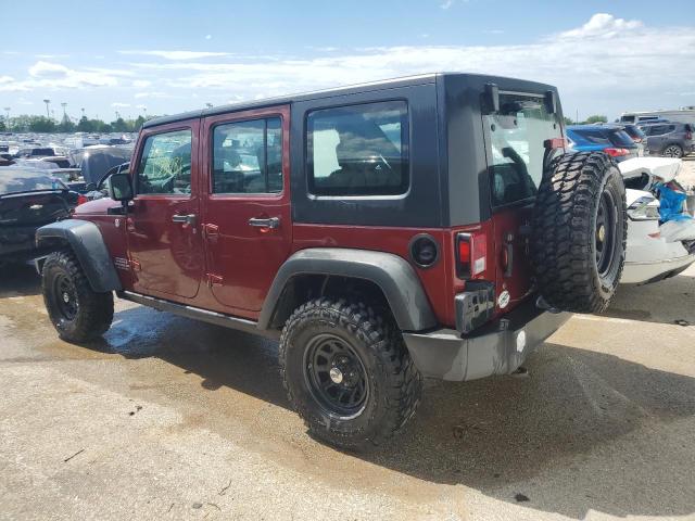 1J4BA3H19AL124007 - 2010 JEEP WRANGLER U SPORT MAROON photo 2