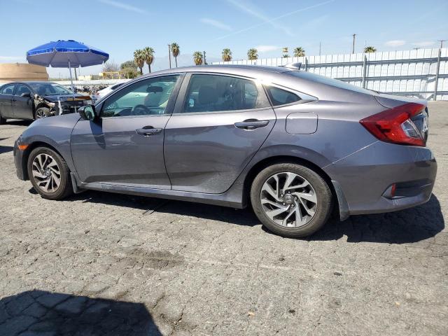 2HGFC2F75HH556010 - 2017 HONDA CIVIC EX GRAY photo 2