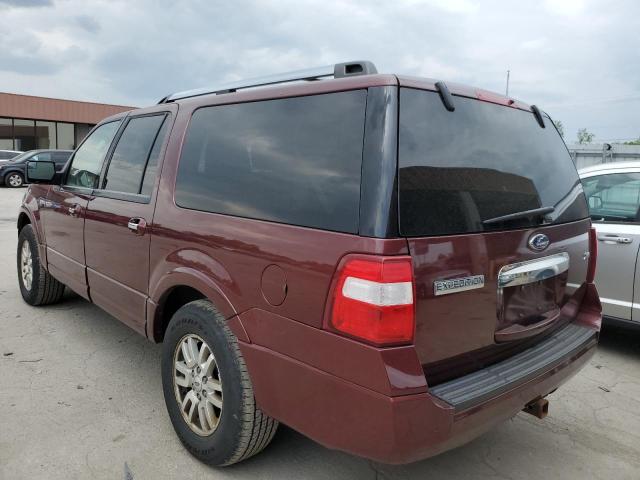 1FMJK2A59CEF07597 - 2012 FORD EXPEDITION EL LIMITED MAROON photo 2