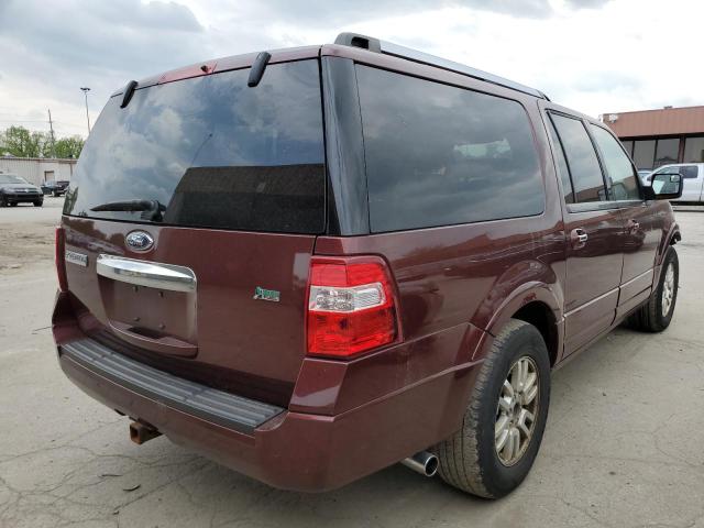 1FMJK2A59CEF07597 - 2012 FORD EXPEDITION EL LIMITED MAROON photo 3