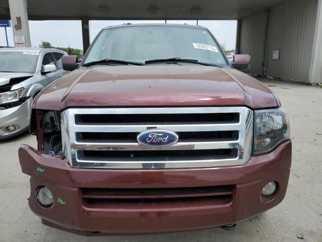 1FMJK2A59CEF07597 - 2012 FORD EXPEDITION EL LIMITED MAROON photo 5