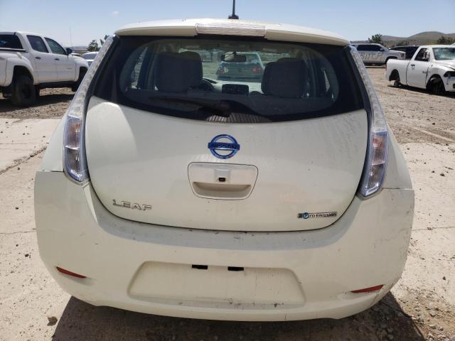 JN1AZ0CP2CT021196 - 2012 NISSAN LEAF SV WHITE photo 6