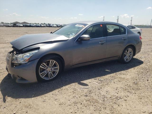 JN1DV6AP2BM600308 - 2011 INFINITI G25 BASE GRAY photo 1