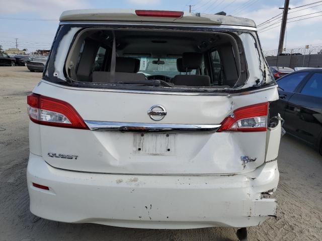 JN8AE2KP4G9152515 - 2016 NISSAN QUEST S WHITE photo 6