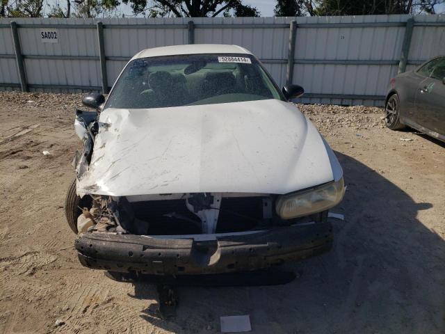 2G4WS52M7W1430456 - 1998 BUICK CENTURY CUSTOM WHITE photo 5