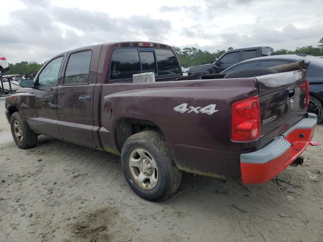 1D7HW28N75S294205 - 2005 DODGE DAKOTA QUAD MAROON photo 2