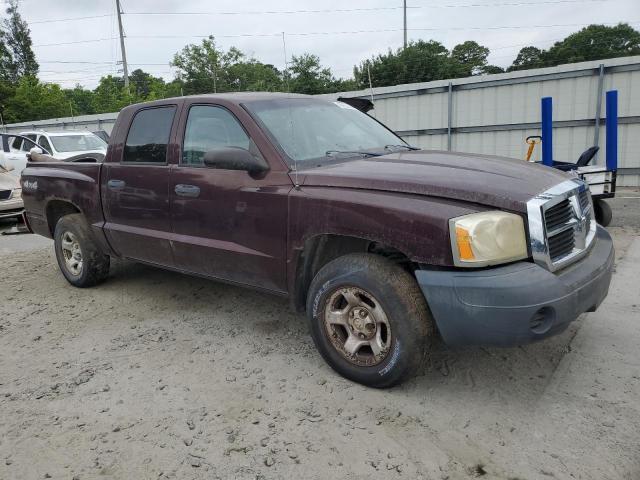 1D7HW28N75S294205 - 2005 DODGE DAKOTA QUAD MAROON photo 4