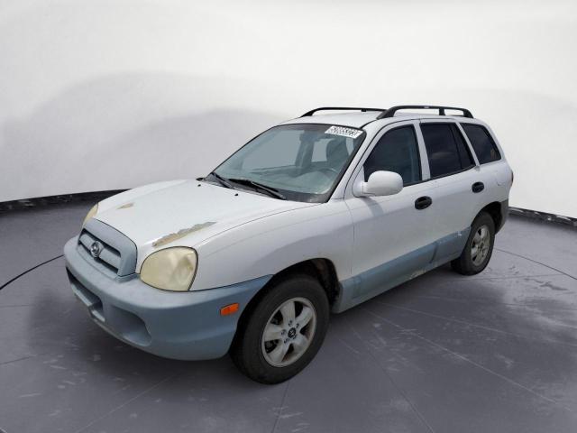 KM8SC13D95U886903 - 2005 HYUNDAI SANTA FE GLS WHITE photo 1