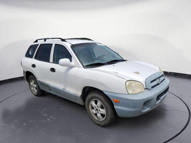 KM8SC13D95U886903 - 2005 HYUNDAI SANTA FE GLS WHITE photo 4