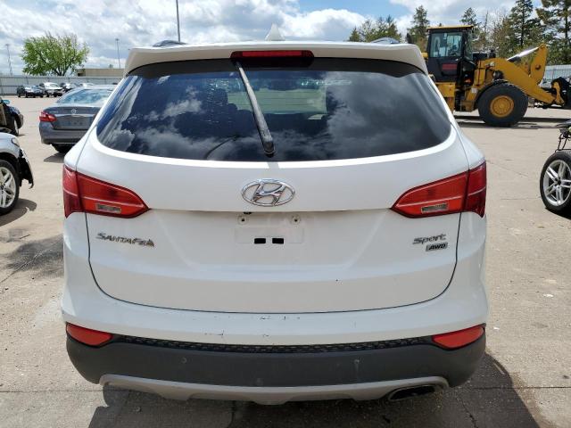 5XYZUDLB4EG160285 - 2014 HYUNDAI SANTA FE S WHITE photo 6