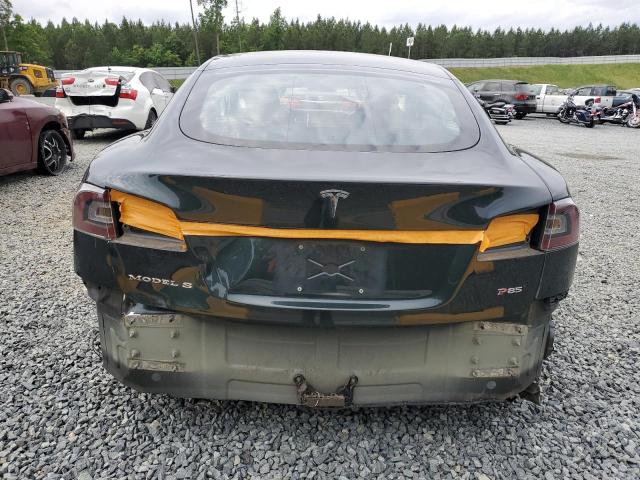 5YJSA1H11EFP38195 - 2014 TESLA MODEL S Зелений фото 6