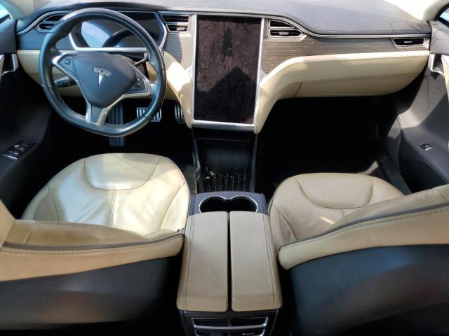 5YJSA1H11EFP38195 - 2014 TESLA MODEL S Зелений фото 8