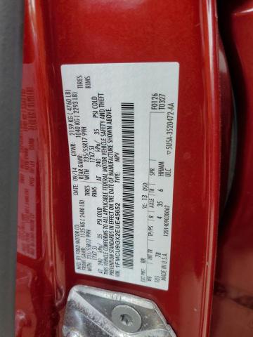 1FMCU9GX2EUE45652 - 2014 FORD ESCAPE SE RED photo 13