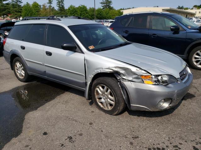 4S4BP61C857346517 - 2005 SUBARU LEGACY OUTBACK 2.5I SILVER photo 4