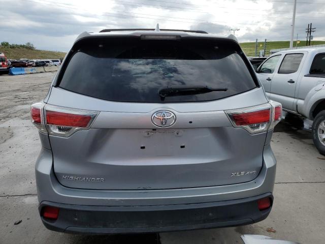 5TDJKRFH1GS355847 - 2016 TOYOTA HIGHLANDER XLE Gümüş foto 6