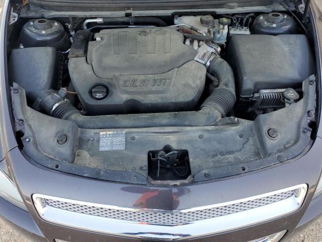 1G1ZE5E7XBF340423 - 2011 CHEVROLET MALIBU LTZ ნაცრისფერი ფოტო 11