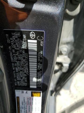 JTDKARFP3K3113022 - 2019 TOYOTA PRIUS PRIM გრაფიტი ფოტო 12