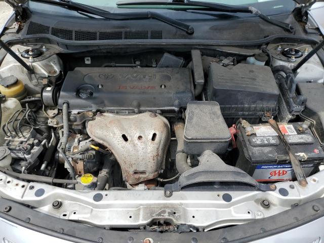 4T1BE46K48U762189 - 2008 TOYOTA CAMRY CE SILVER photo 11