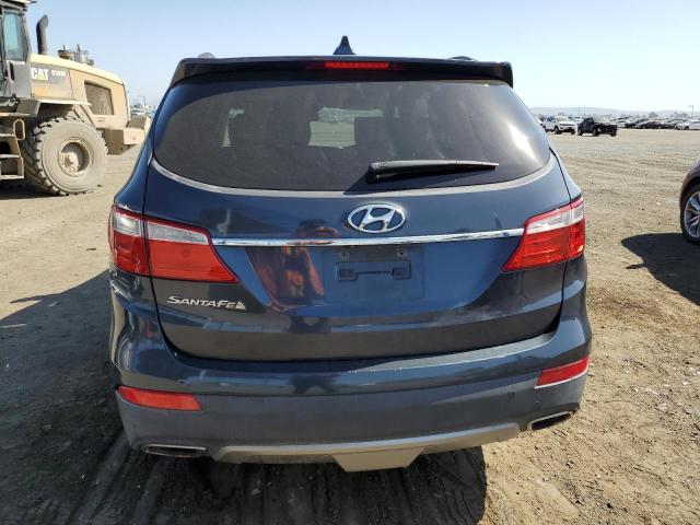 KM8SM4HF8GU135495 - 2016 HYUNDAI SANTA FE SE BLUE photo 6