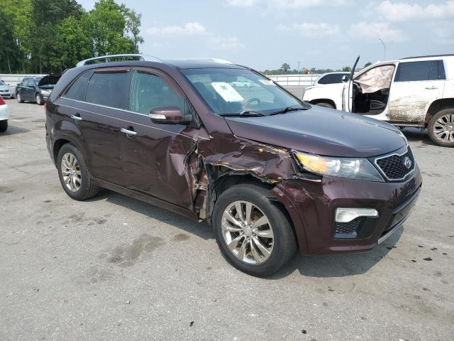 5XYKW4A29BG161376 - 2011 KIA SORENTO SX MAROON photo 4