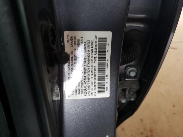 2HGFC2F88KH529920 - 2019 HONDA CIVIC SPORT 灰色 照片 13