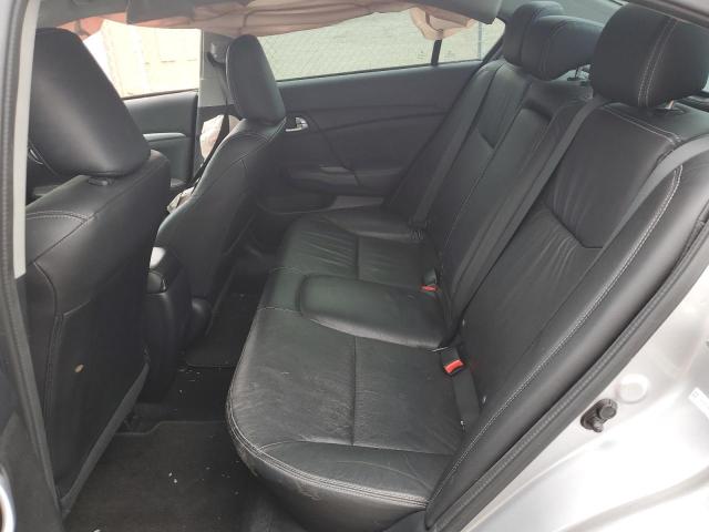 19XFB2F95DE021140 - 2013 HONDA CIVIC EXL ვერცხლისფერი ფოტო 10