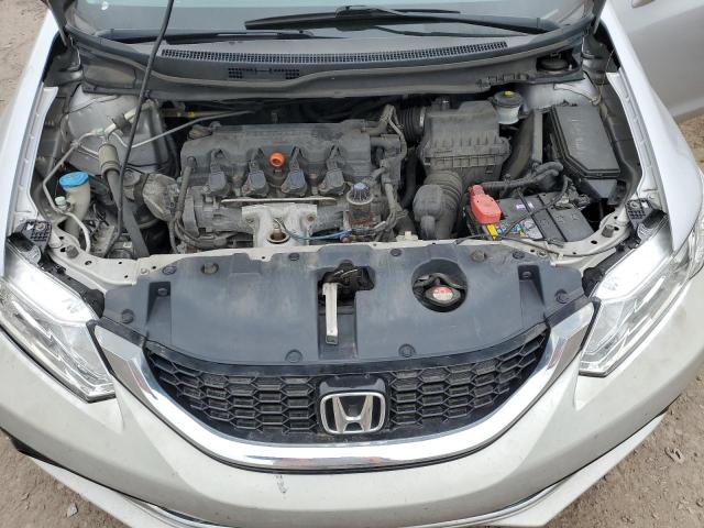 19XFB2F95DE021140 - 2013 HONDA CIVIC EXL ვერცხლისფერი ფოტო 11
