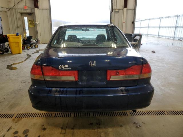 1HGCF86612A124248 - 2002 HONDA ACCORD VALUE BLUE photo 6