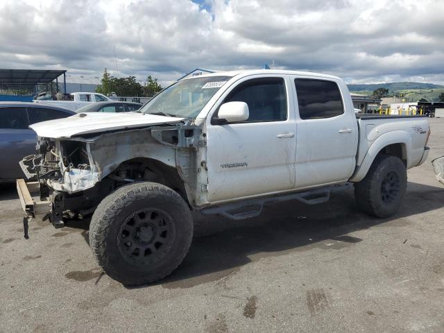 5TELU42N66Z154500 - 2006 TOYOTA TACOMA DOUBLE CAB WHITE photo 1