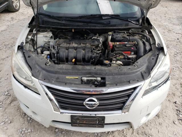 3N1AB7AP3EY297347 - 2014 NISSAN SENTRA S WHITE photo 11