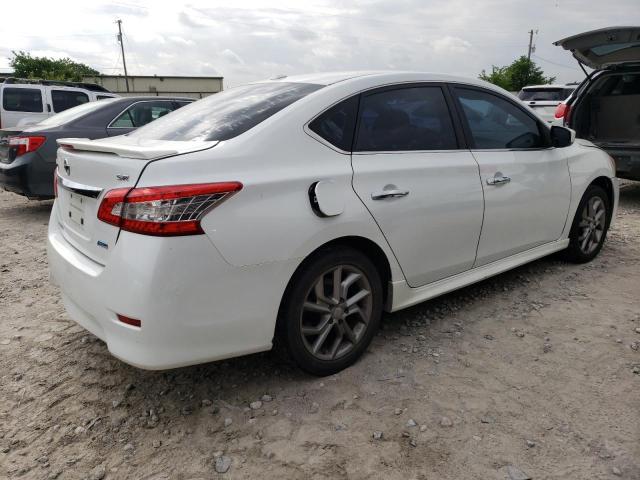 3N1AB7AP3EY297347 - 2014 NISSAN SENTRA S WHITE photo 3