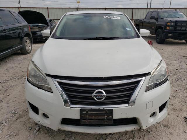 3N1AB7AP3EY297347 - 2014 NISSAN SENTRA S WHITE photo 5