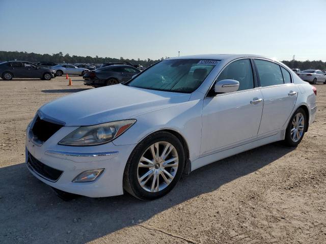 KMHGC4DD1EU261577 - 2014 HYUNDAI GENESIS 3.8L WHITE photo 1