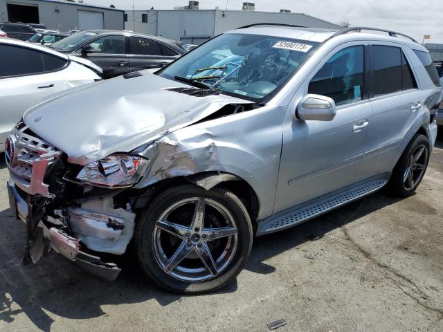 4JGBB8GB5AA558863 - 2010 MERCEDES-BENZ ML 350 4MATIC SILVER photo 1