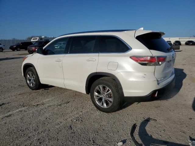5TDJKRFH3FS199843 - 2015 TOYOTA HIGHLANDER XLE 白色 照片 2