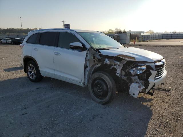 5TDJKRFH3FS199843 - 2015 TOYOTA HIGHLANDER XLE 白色 照片 4