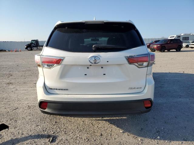 5TDJKRFH3FS199843 - 2015 TOYOTA HIGHLANDER XLE 白色 照片 6