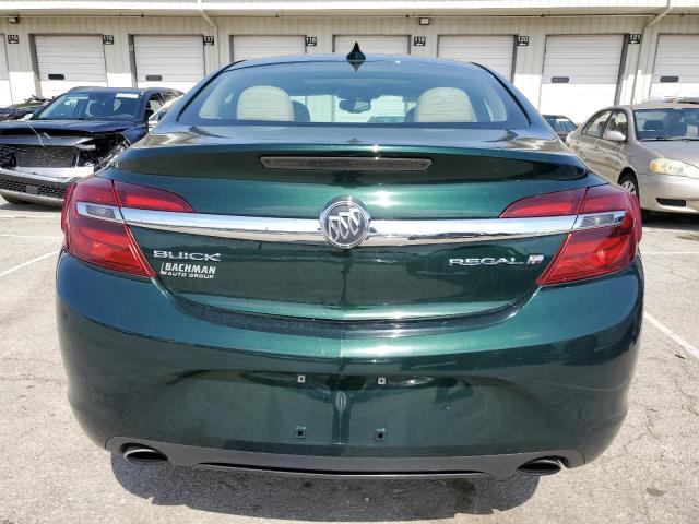2G4GK5EX6F9256987 - 2015 BUICK REGAL GREEN photo 6