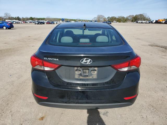 5NPDH4AEXFH589565 - 2015 HYUNDAI ELANTRA SE BLACK photo 6