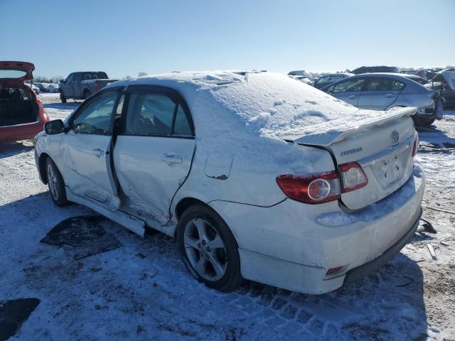 5YFBU4EE7CP040076 - 2012 TOYOTA COROLLA BASE WHITE photo 2