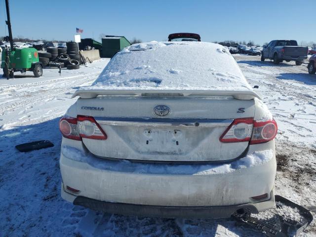 5YFBU4EE7CP040076 - 2012 TOYOTA COROLLA BASE WHITE photo 6