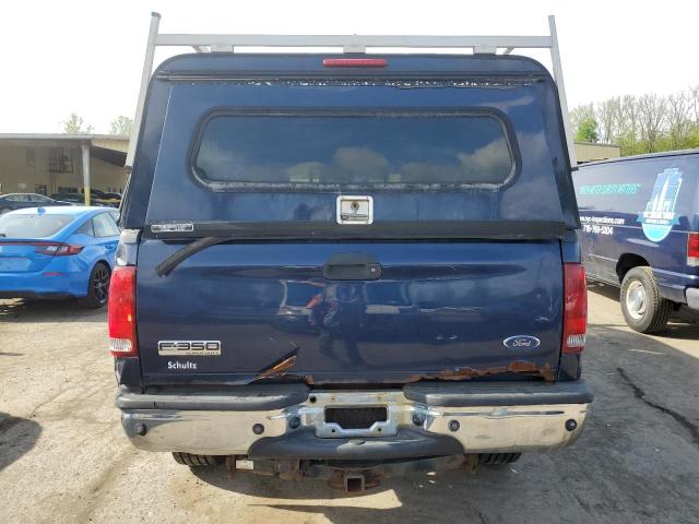 1FTWW31P66ED60374 - 2006 FORD F350 SRW SUPER DUTY BLUE photo 6